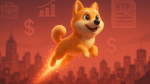 Demanda institucional aquece o mercado Dogecoin dispara apesar do atraso do ETF