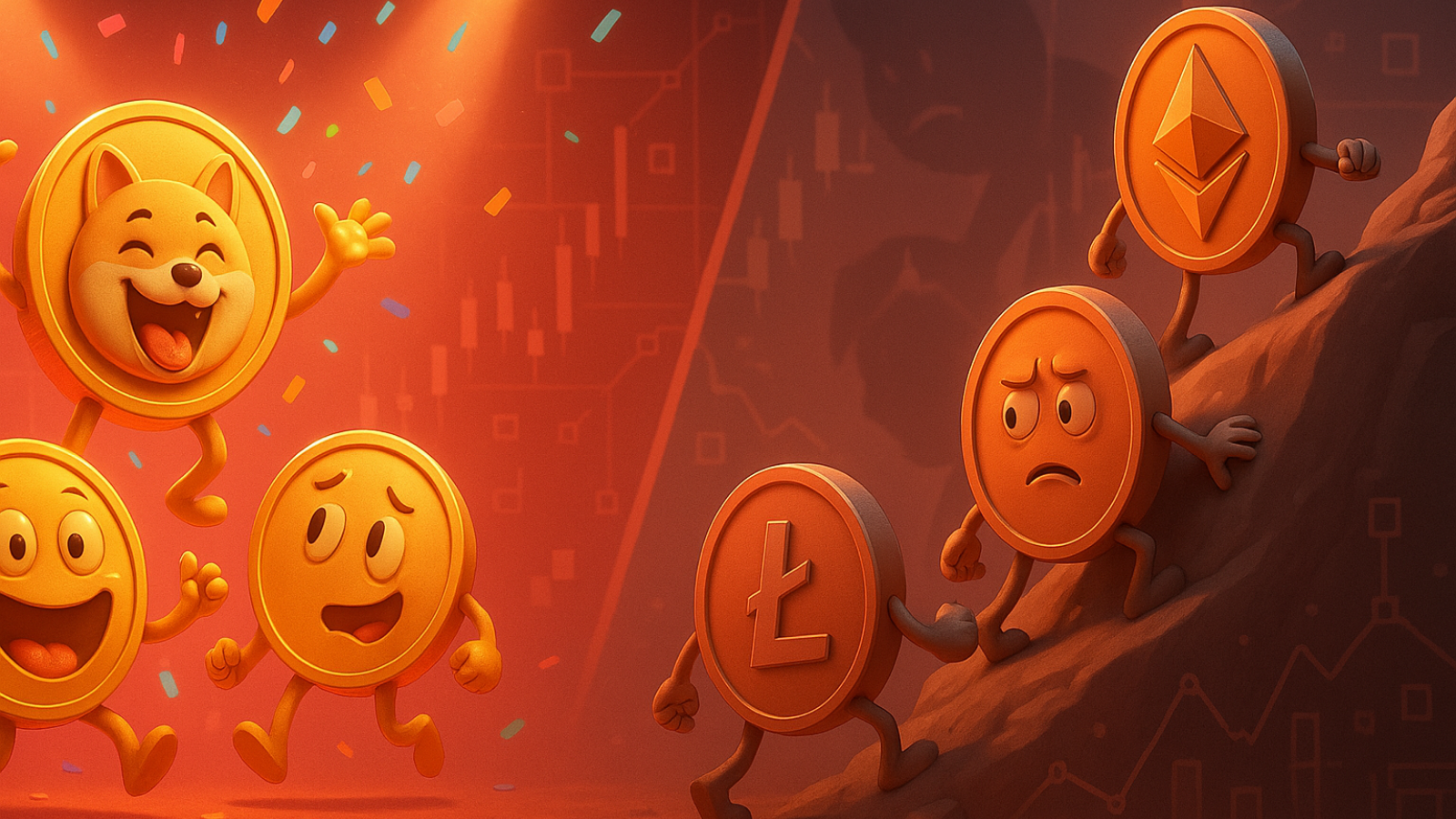 Do hype ao declínio Altcoins crescem na sombra das memecoins
