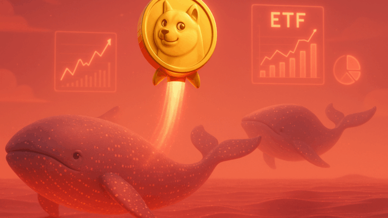 Dogecoin pode disparar? Como ETFs e baleias estão moldando o mercado