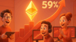 Ethereum em alta Posições longas alcançam 59% com maior exposição de traders