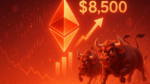 Ethereum mira US$ 8.500 Touros ganham força com fluxo bilionário