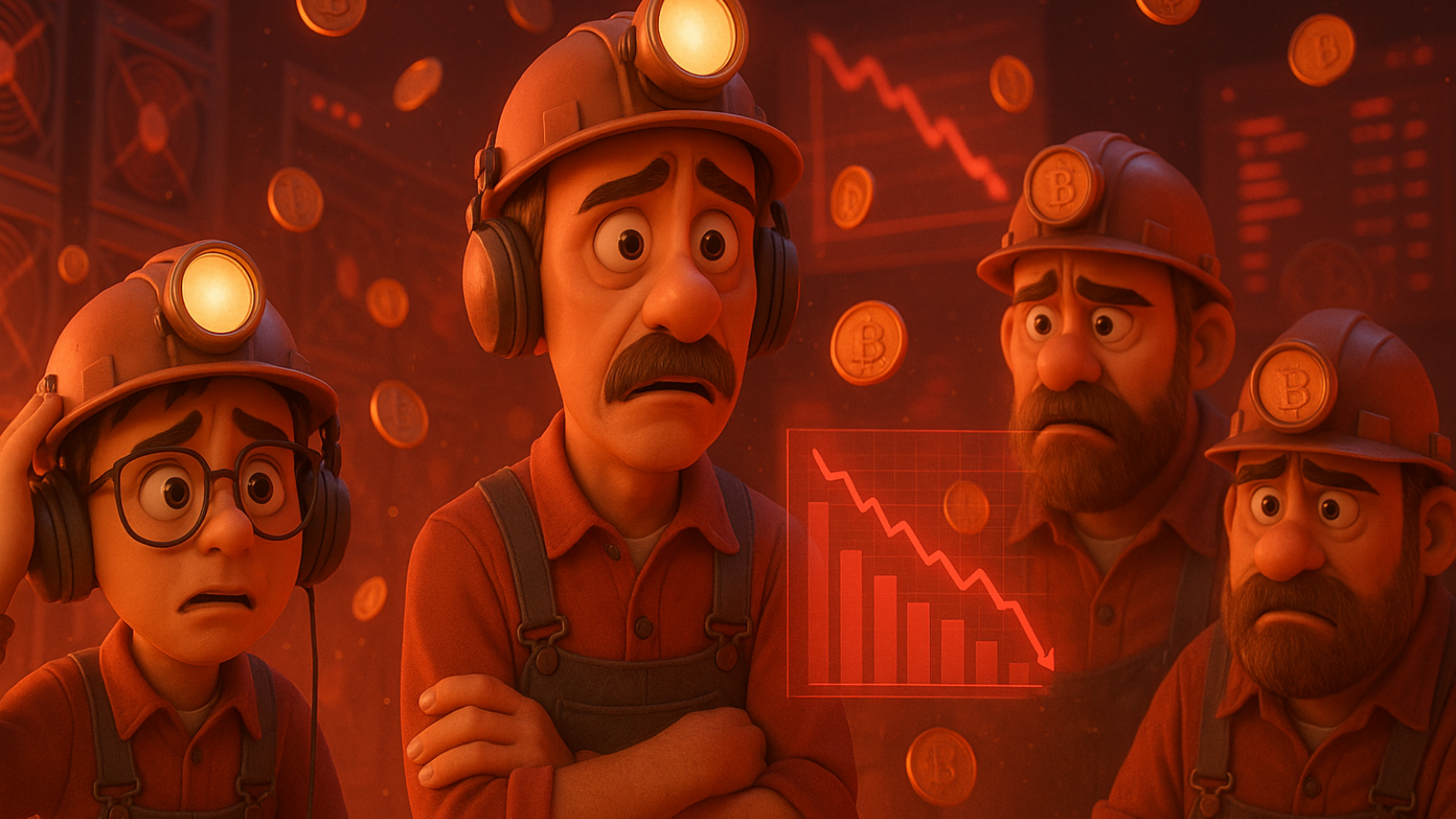 Mineradores podem acionar forte correção após saídas maciças de Bitcoin