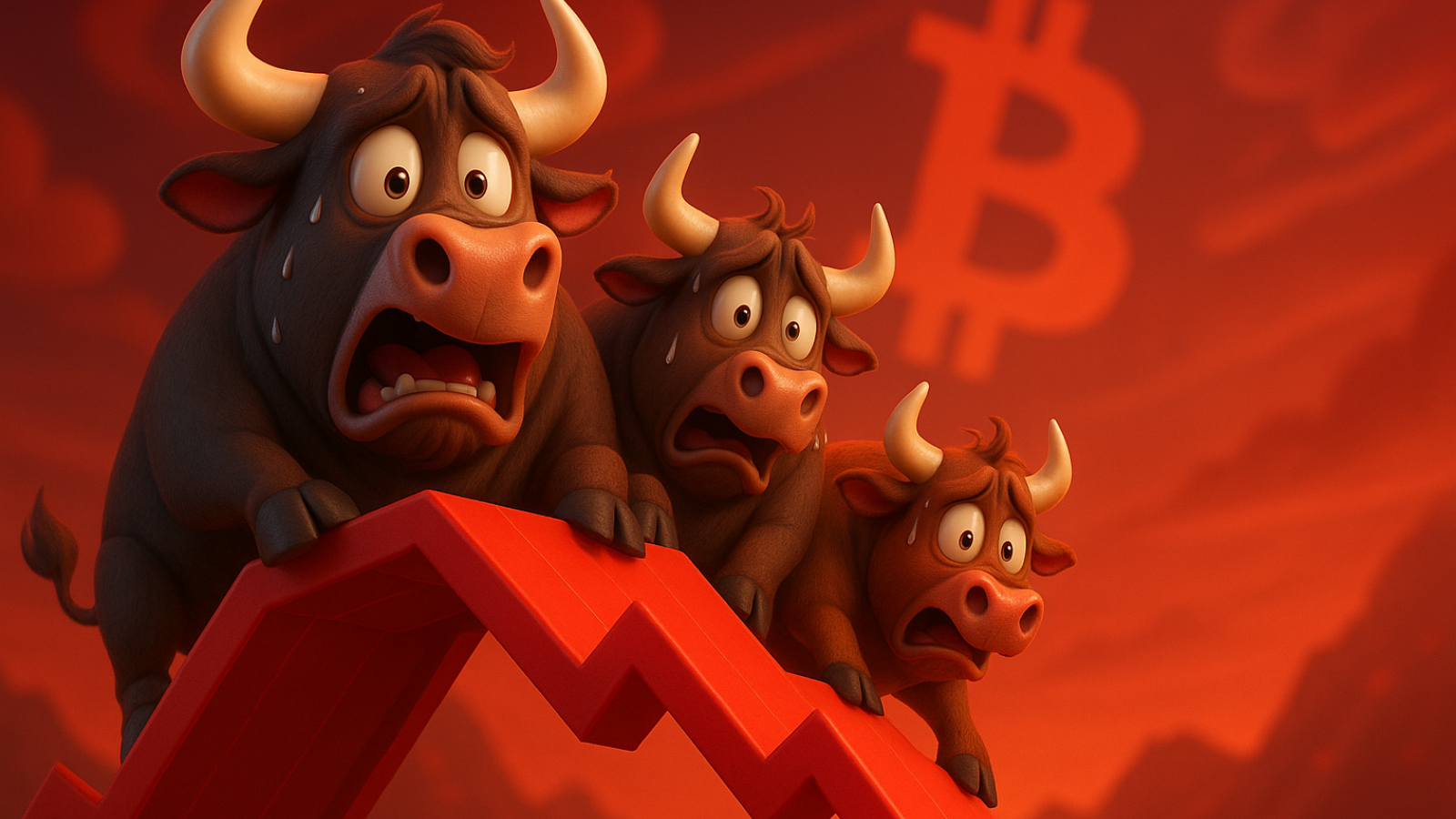 Os touros do Bitcoin tremem Uma nova queda à vista