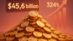 Stablecoins recebem entradas líquidas de US$ 45,6 bilhões e disparam 324%