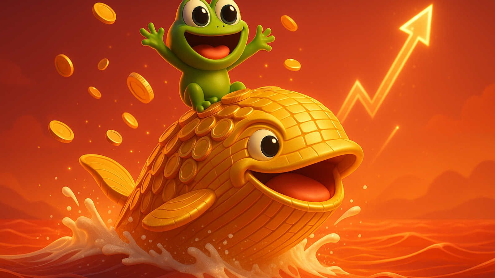 Whale movimenta US$ 25 milhões e acende previsão de alta explosiva de 4.000% na Pepe Coin