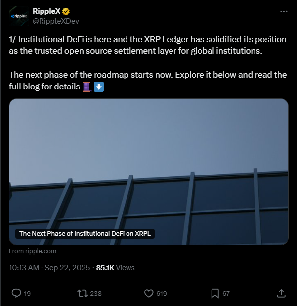 A mais ambiciosa atualização do XRP abre caminho para liderança no DeFi