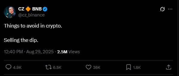 Como um tweet de CZ pode mudar o preço do Bitcoin