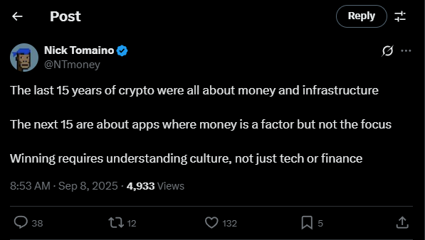 Investidor veterano alerta: próximos 15 anos do cripto não serão sobre dinheiro