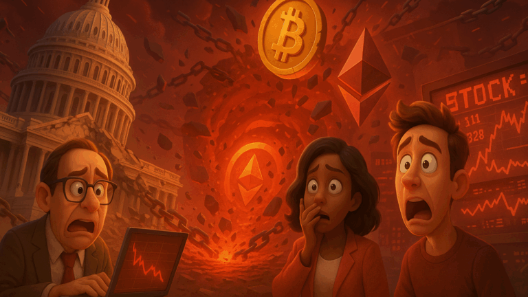 Paralisação política nos EUA pode afundar o mercado de criptomoedas