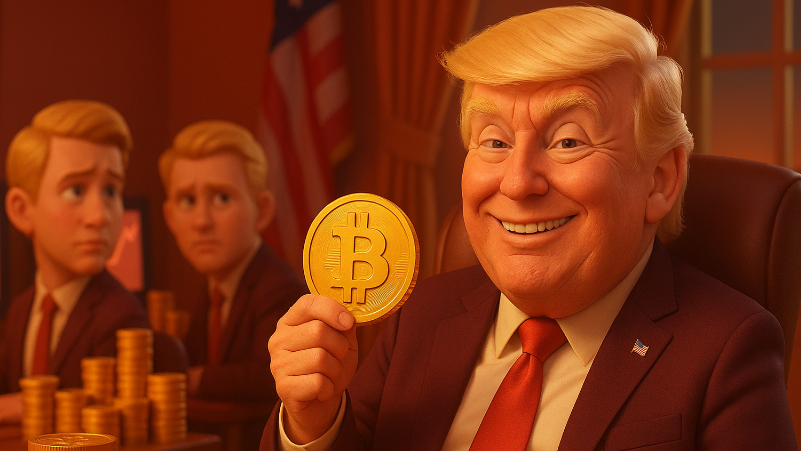 Enquanto o mercado desacelera, Trump lucra alto: império cripto da família já vale bilhões