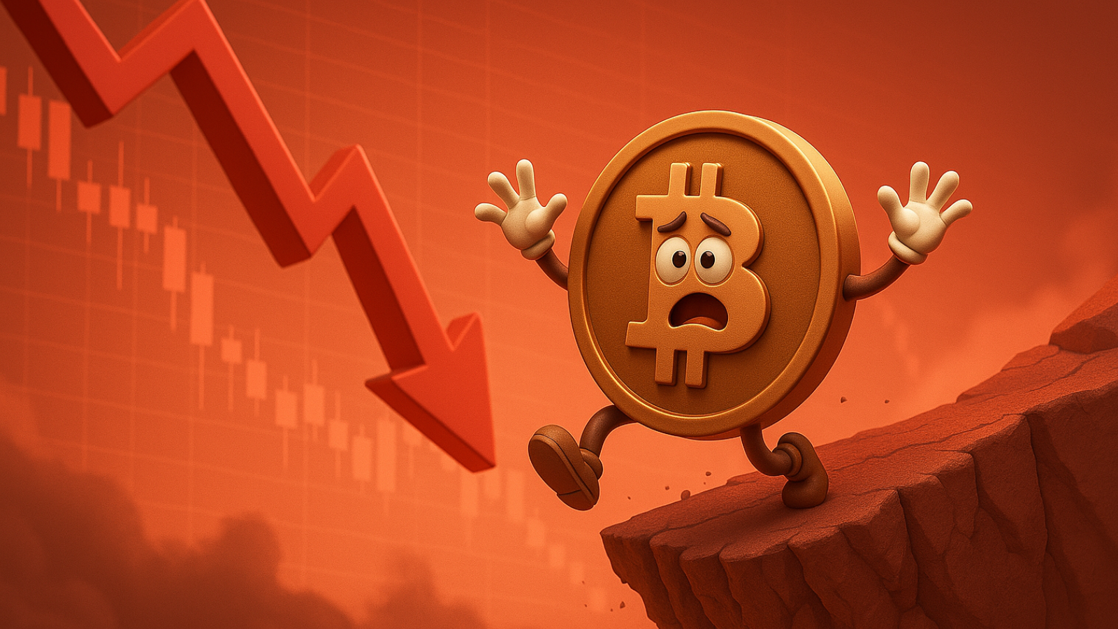 Bitcoin à beira do abismo: suporte crítico é testado com volatilidade em alta