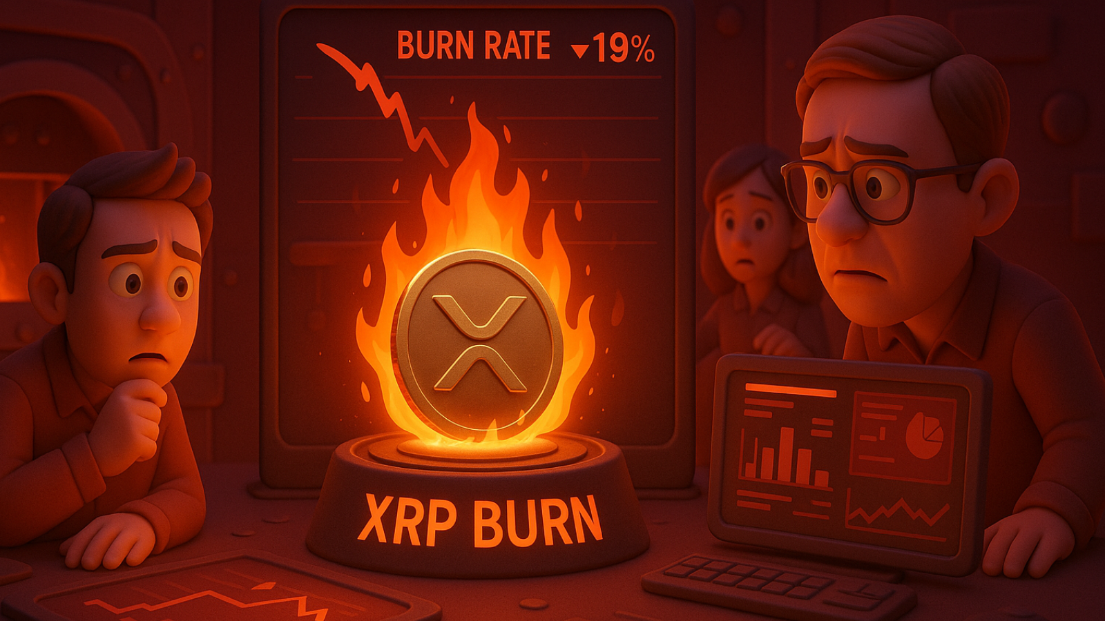 Queima de XRP cai 19% ao menor nível do mês, o que isso significa para o preço do token?