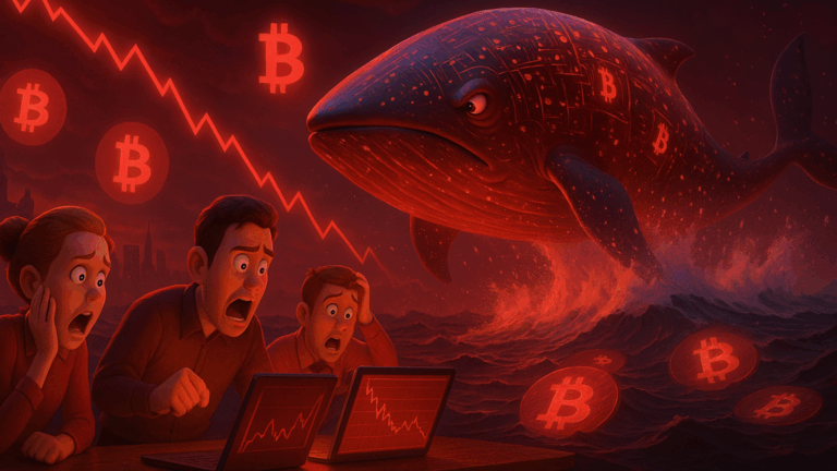 Baleia de US$ 11 bilhões entra em ação e aposta contra o Bitcoin — vem correção por aí?