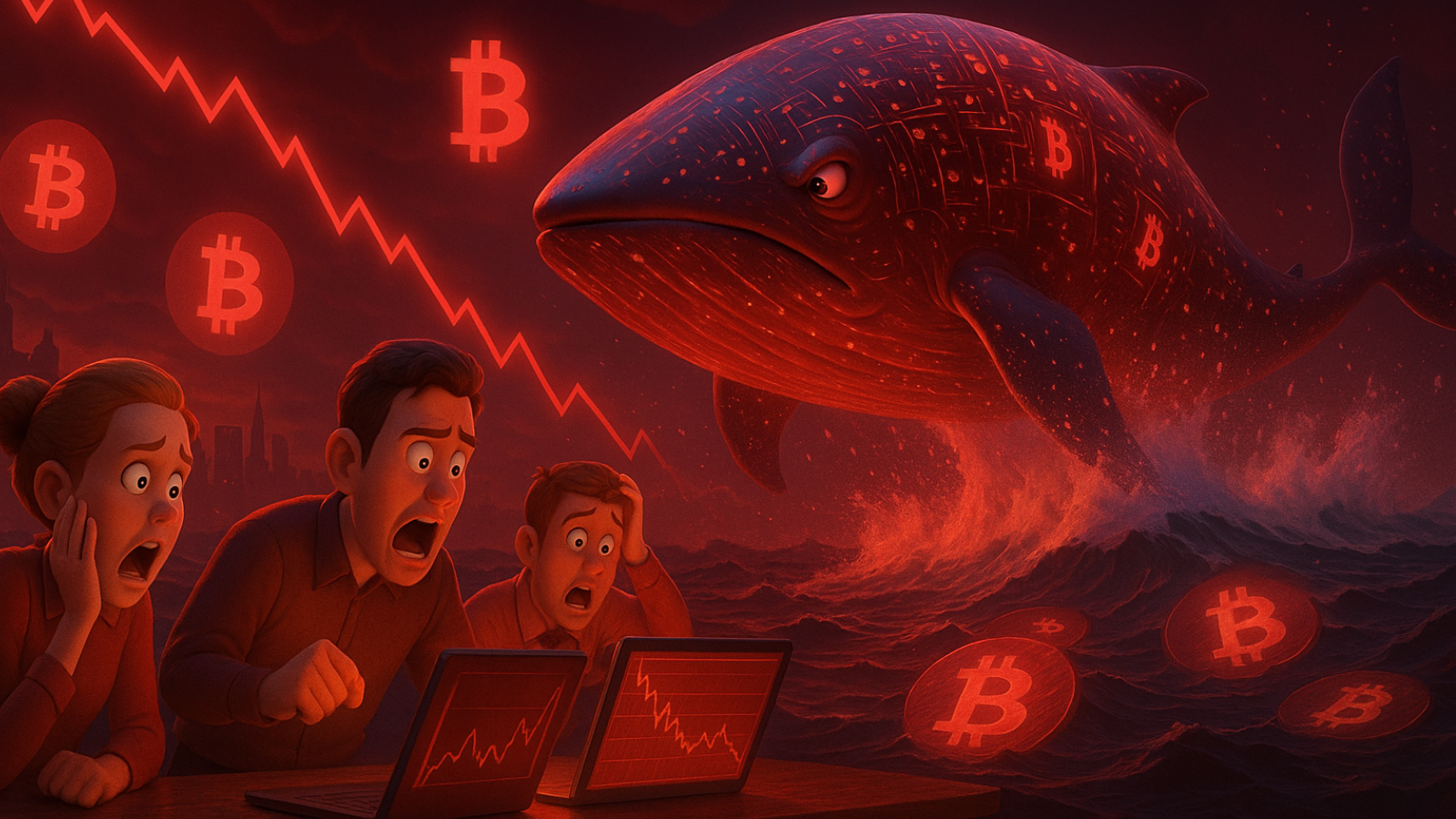 Baleia de US$ 11 bilhões entra em ação e aposta contra o Bitcoin — vem correção por aí?