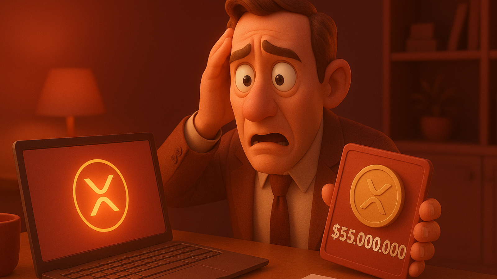 Transferência misteriosa de US$ 55 milhões em XRP acende alerta nos investidores