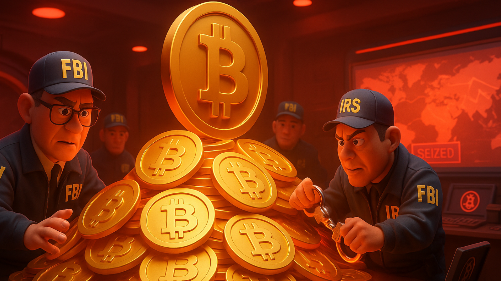 Maior confisco de Bitcoin da história: EUA buscam $15 bilhões de cripto de golpe internacional