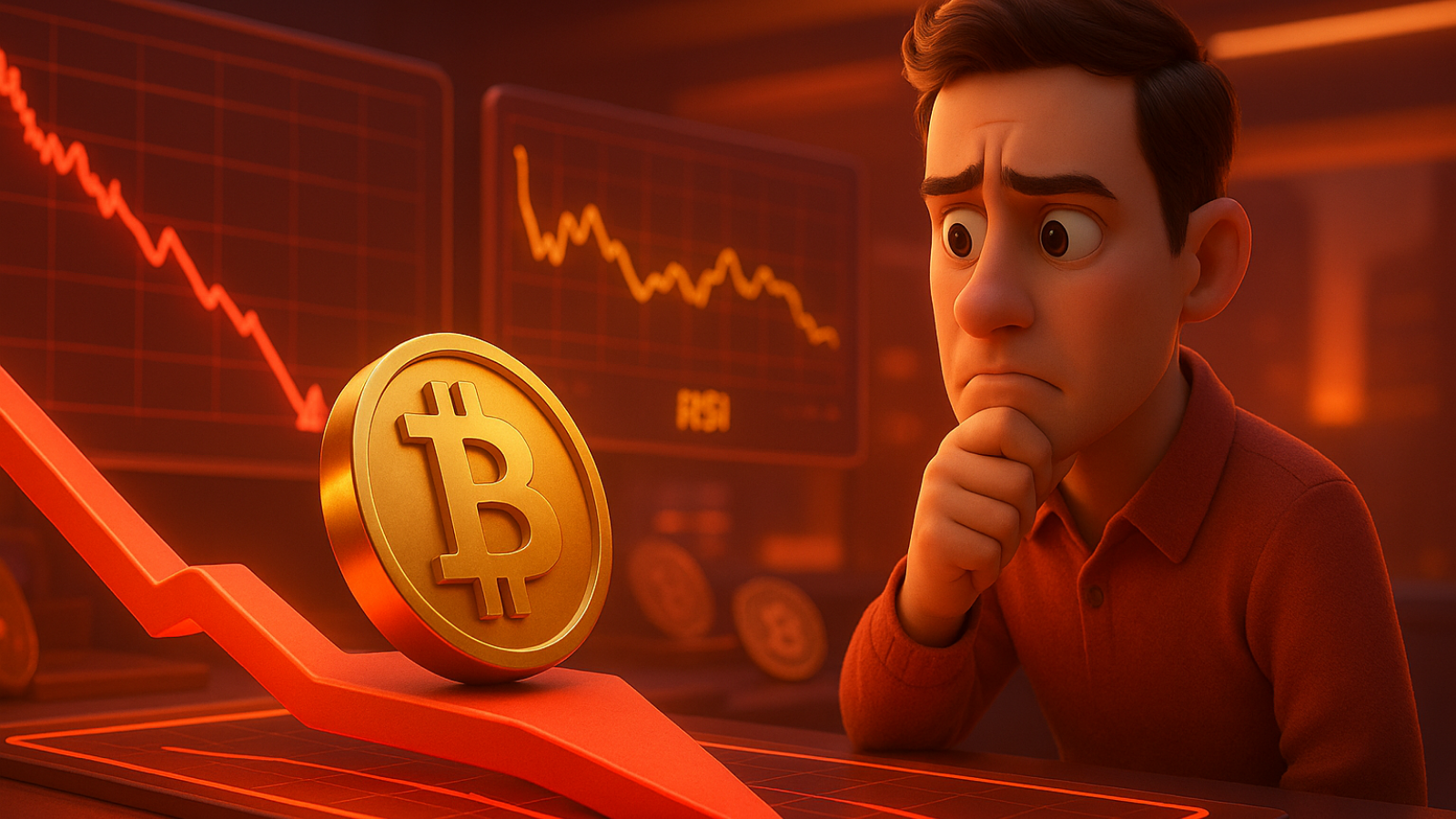 Alerta de queda Bitcoin pode cair para US$ 95 mil apesar de RSI positivo