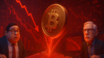 Alerta máximo Tom Lee e Peter Brandt preveem queda de 50% no Bitcoin