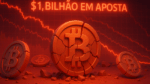 Aposta de US$ 1,1 bilhão contra o Bitcoin sinaliza colapso iminente