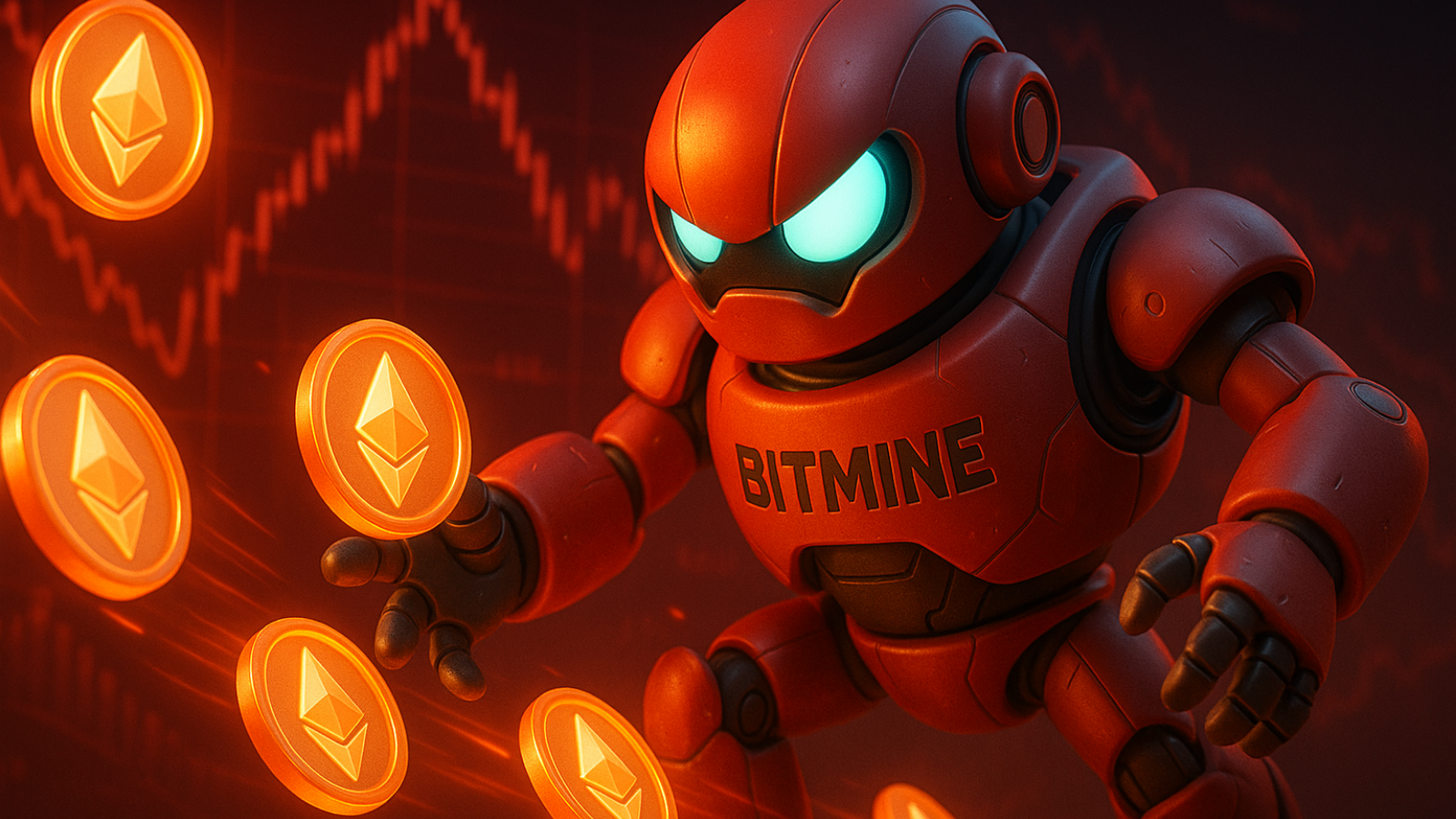 BitMine compra US$ 200 mil ETH em movimento agressivo após queda do mercado