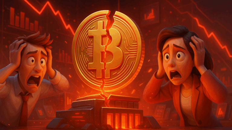 Bitcoin na corda bamba: US$ 1,1 Bilhão em vendas ameaçam o preço da criptomoeda