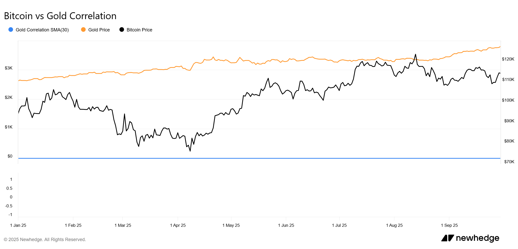 Bitcoin x ouro