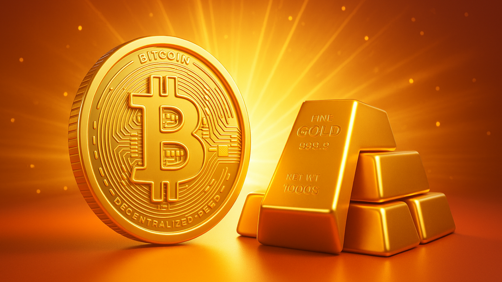 Como ouro e prata podem prever o próximo movimento do Bitcoin