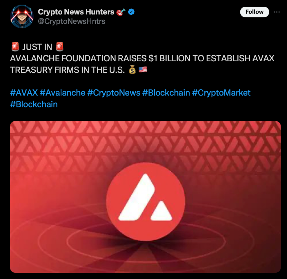 Criptomoeda AVAX
