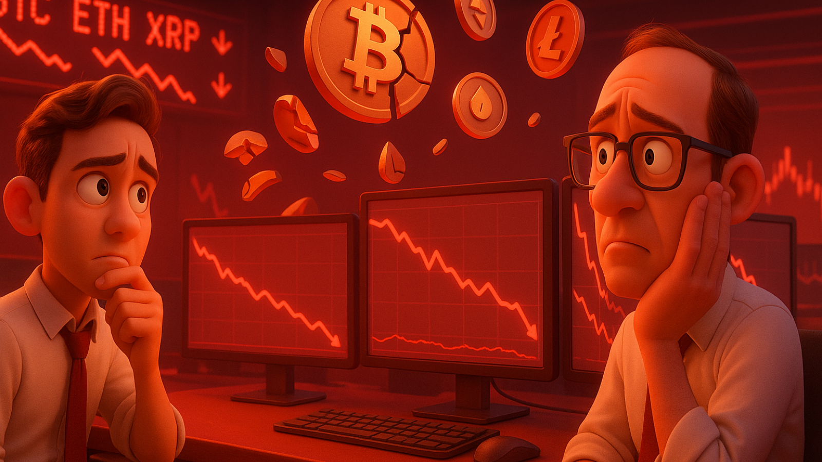 Criptomoedas despencam Traders adotam postura cautelosa e esperam novos sinais do mercado