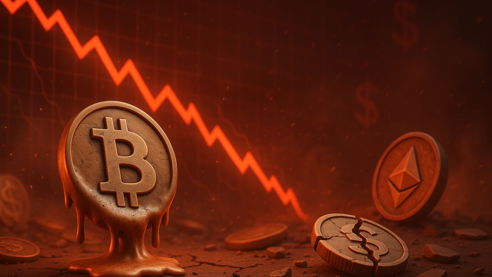 Criptomoedas em colapso Mercado sofre liquidação recorde de US$ 19,3 bilhões