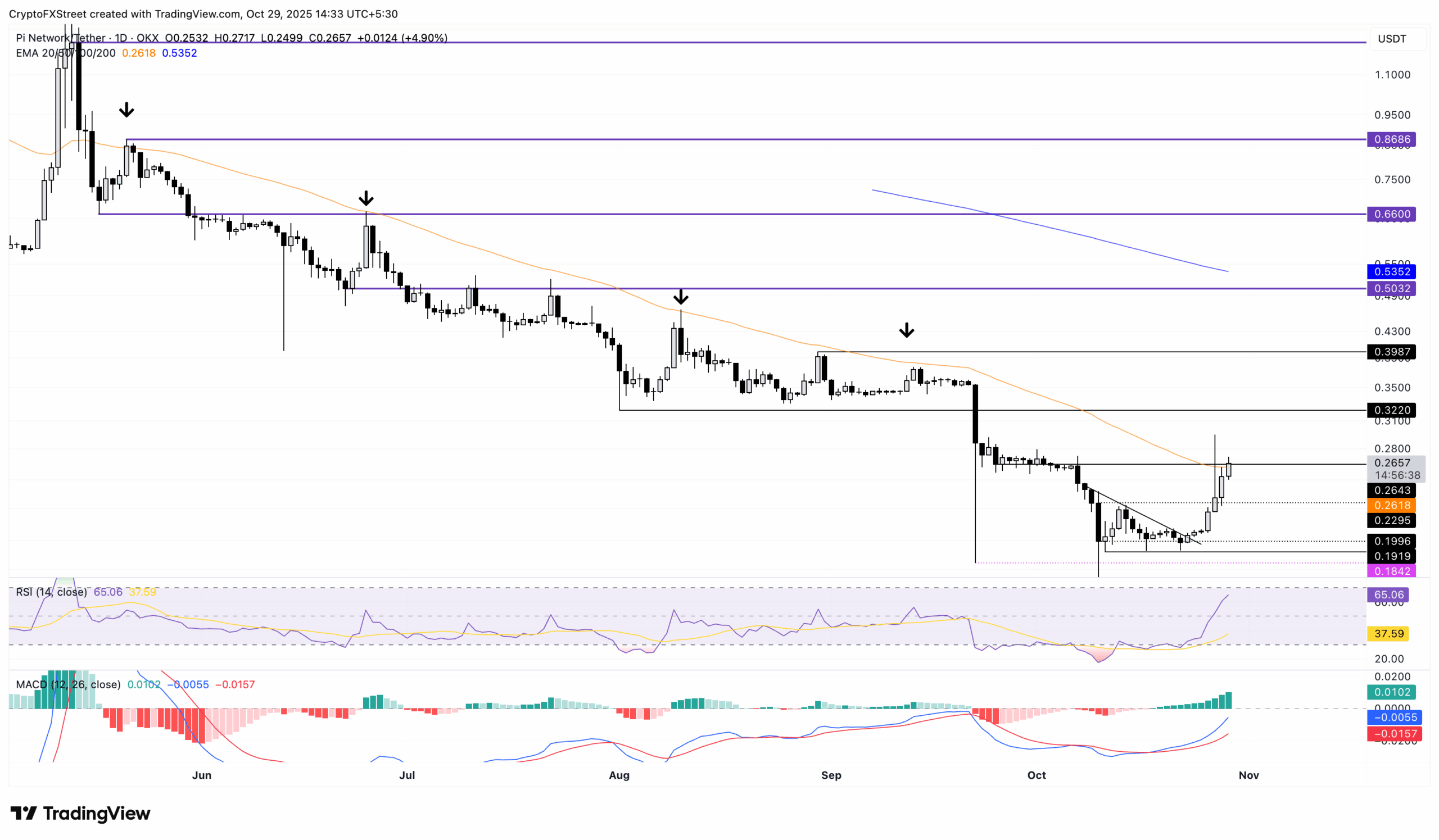 Pi Network risco queda