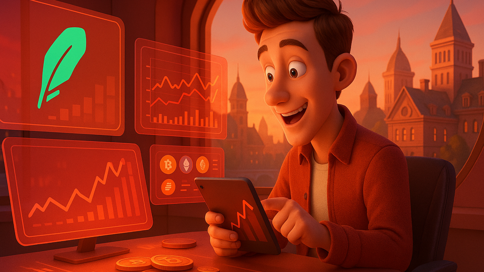 Robinhood libera 80 tokens e aumenta o acesso às ações dos EUA para usuários da UE