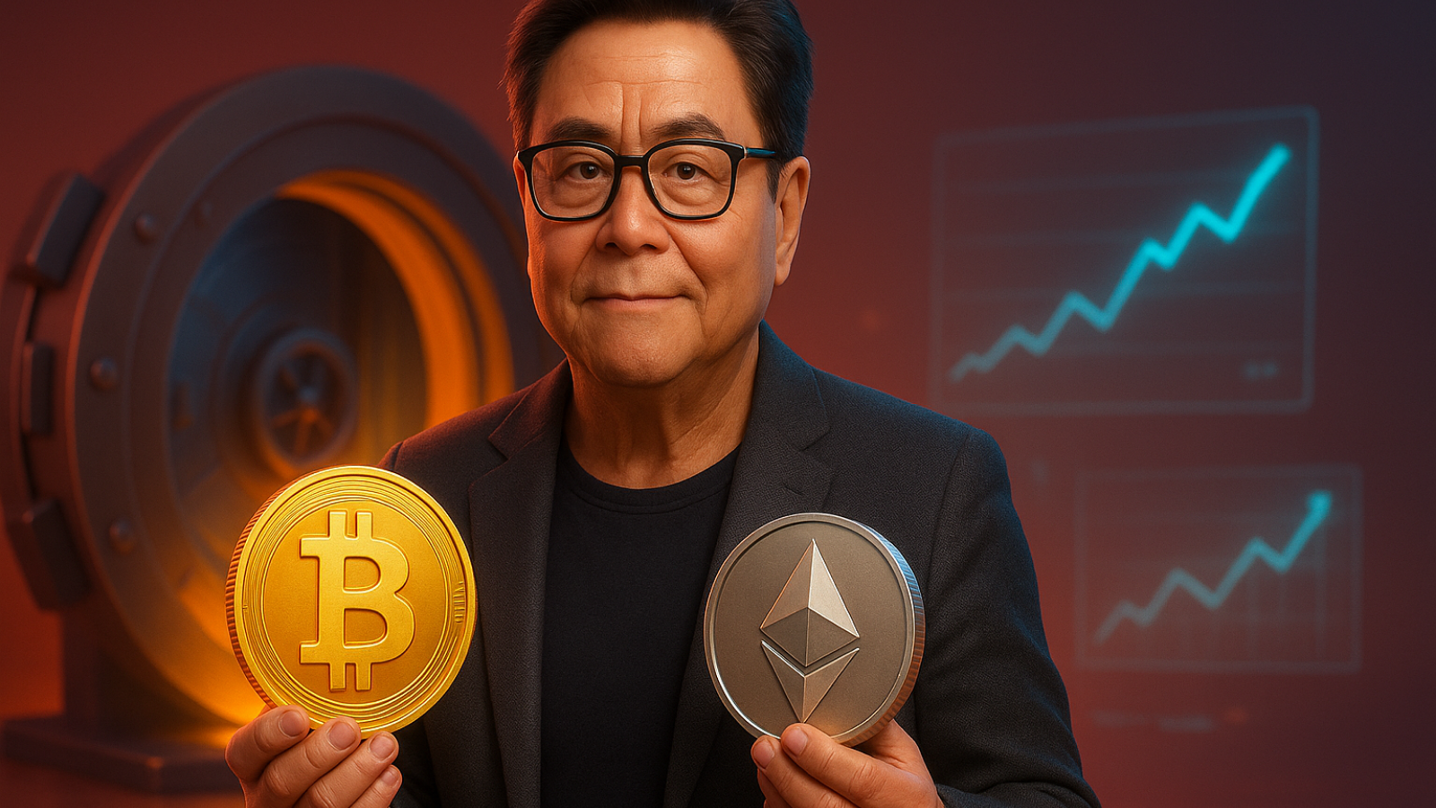Somente Bitcoin e Ethereum podem proteger seu dinheiro, diz Robert Kiyosaki