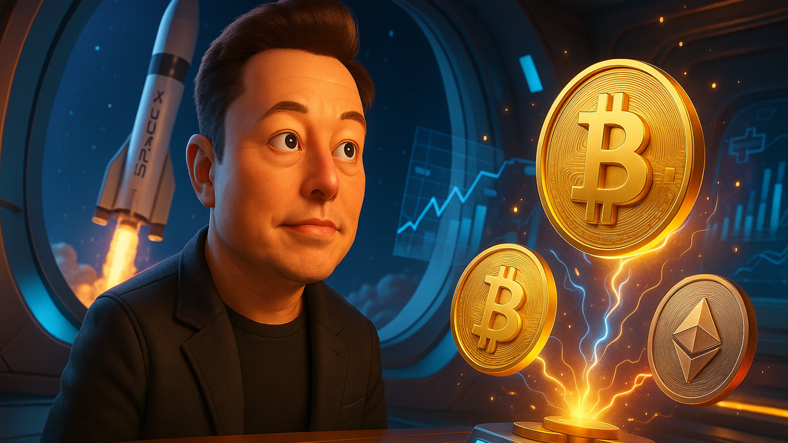 SpaceX transfere US$ 894 milhões em Bitcoin — O que Elon Musk está planejando