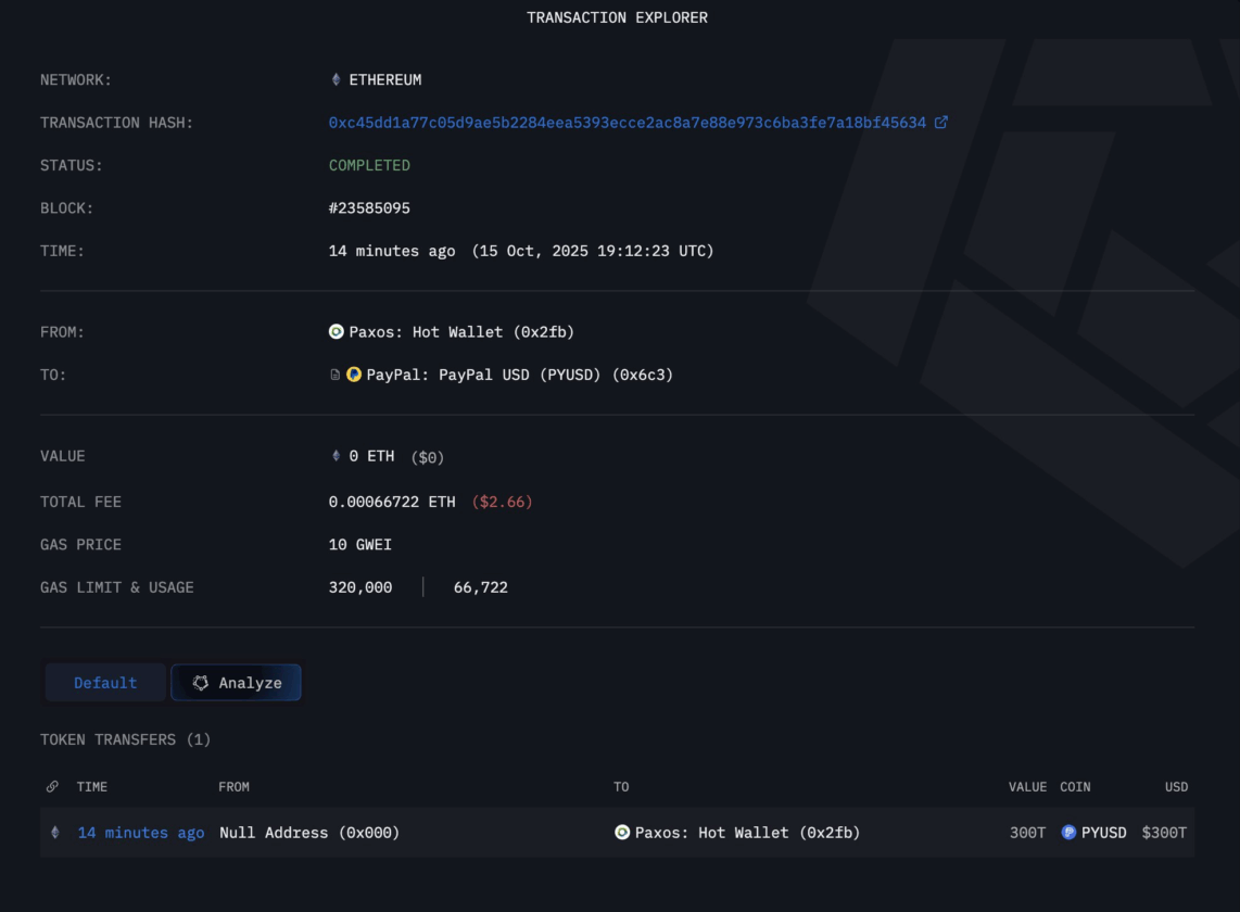 US$ 300 Trilhões em PYUSD: O Erro que Fez o PayPal “Maior do Mundo” Por 20 Minutos