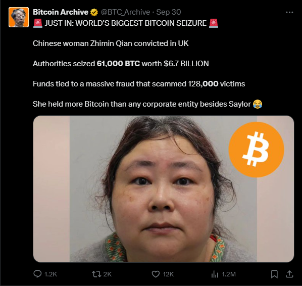 O que o Reino Unido vai fazer com o maior confisco de Bitcoin da história?
