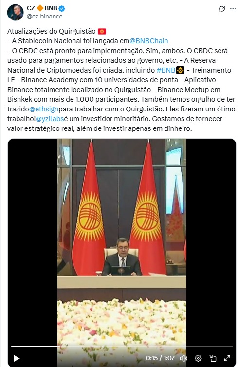 twitter CZ BNB