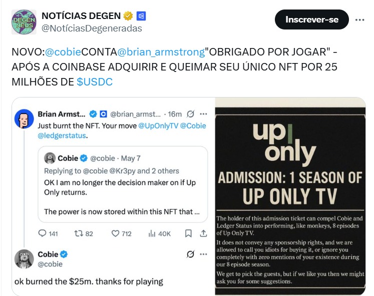 twitter NOTÍCIAS DEGEN
