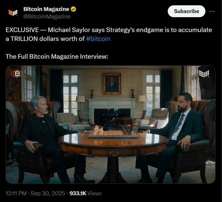 Tweet Bitcoin Magazine
