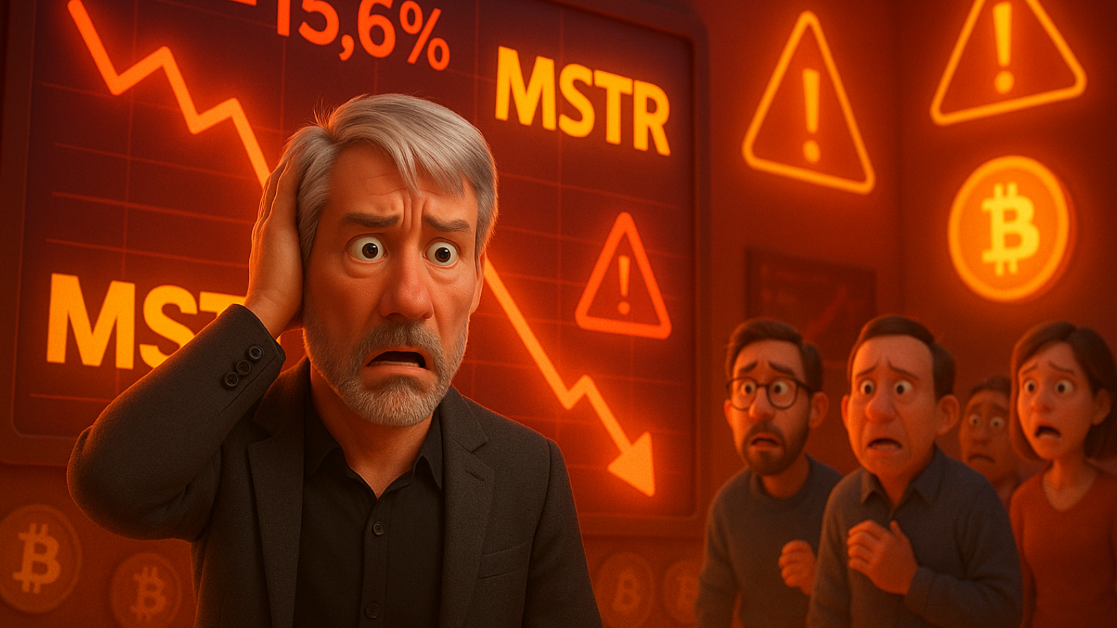 Algo deu errado com Michael Saylor? Queda da MSTR acende alerta no mercado cripto