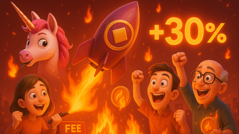 Uniswap acende o pavio: UNI dispara 30% com proposta de queima massiva e ativação da ‘fee switch’