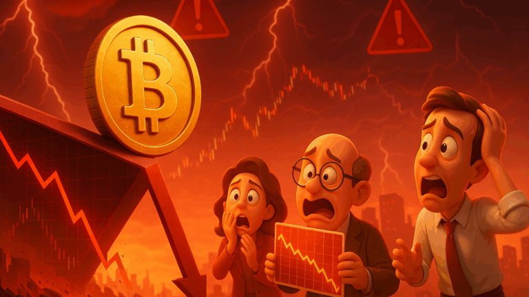 Bitcoin em alerta: Padrão técnico indica pressão de venda e possível queda histórica do BTC