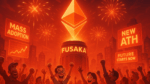 Novo recorde histórico da Ethereum: Fusaka promete consolidar crescimento e adoção massiva