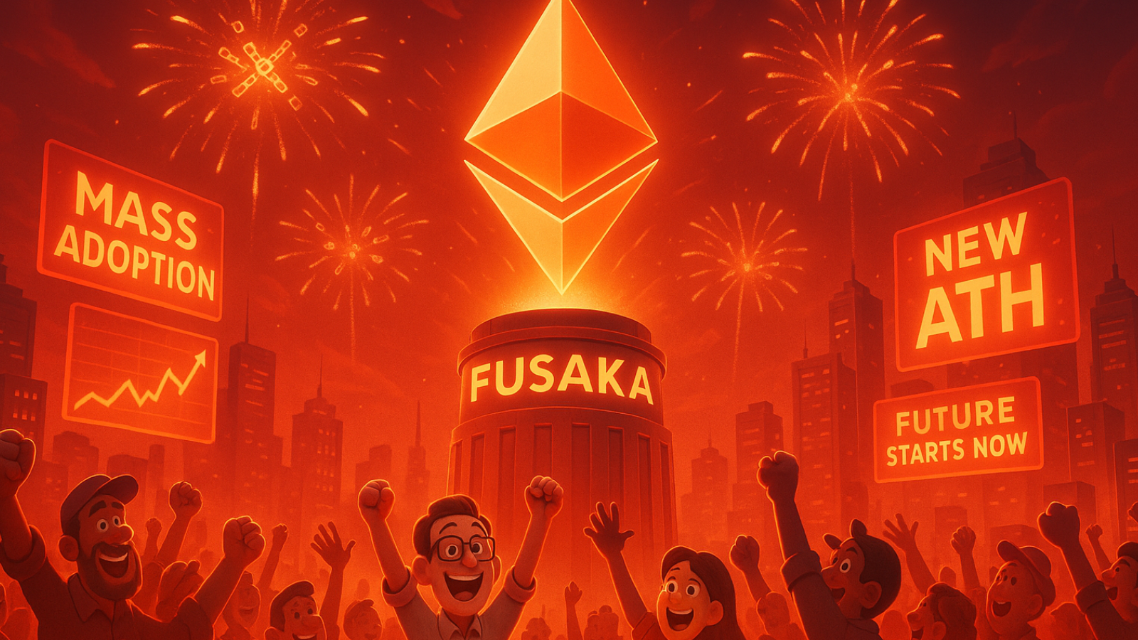 Novo recorde histórico da Ethereum: Fusaka promete consolidar crescimento e adoção massiva