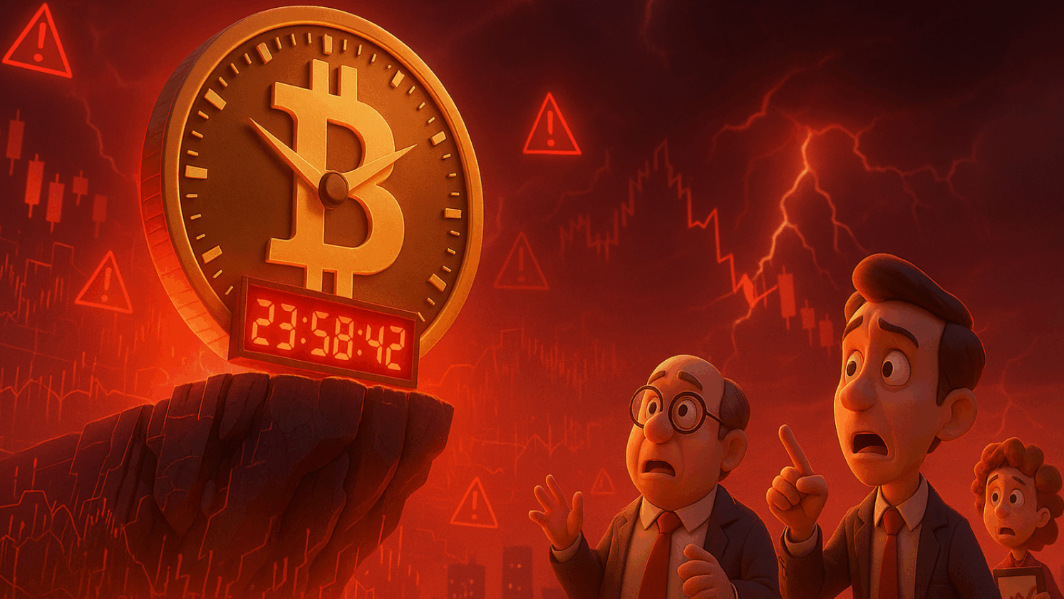 Horas decisivas: Bitcoin pode perder ciclo de alta ainda esta semana — entenda o risco