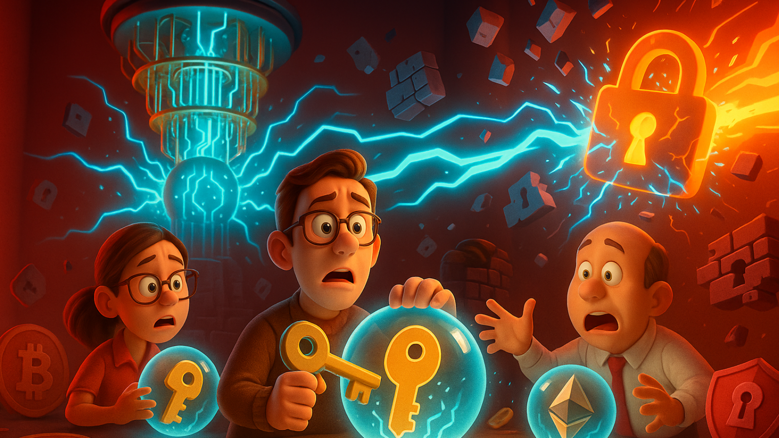 Ataque quântico à vista: por que suas criptos e dados estão em risco agora