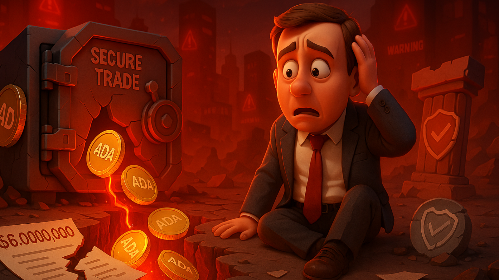 Investidor da Cardano perde US$ 6 milhões em operação que parecia segura