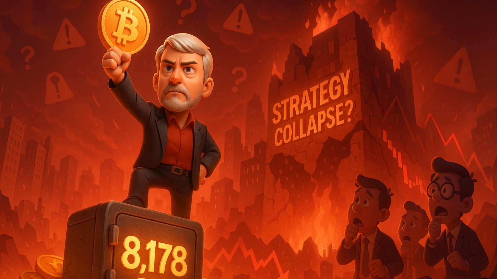 Michael Saylor Compra 8.178 BTC em meio a especulações sobre colapso da Strategy
