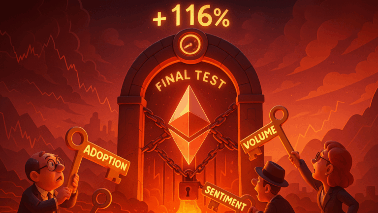 Ethereum pode explodir 116%, mas primeiro enfrenta teste decisivo no mercado