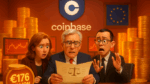 Mais de €176 bilhões “passaram despercebidos”: Coinbase sofre punição histórica na Europa